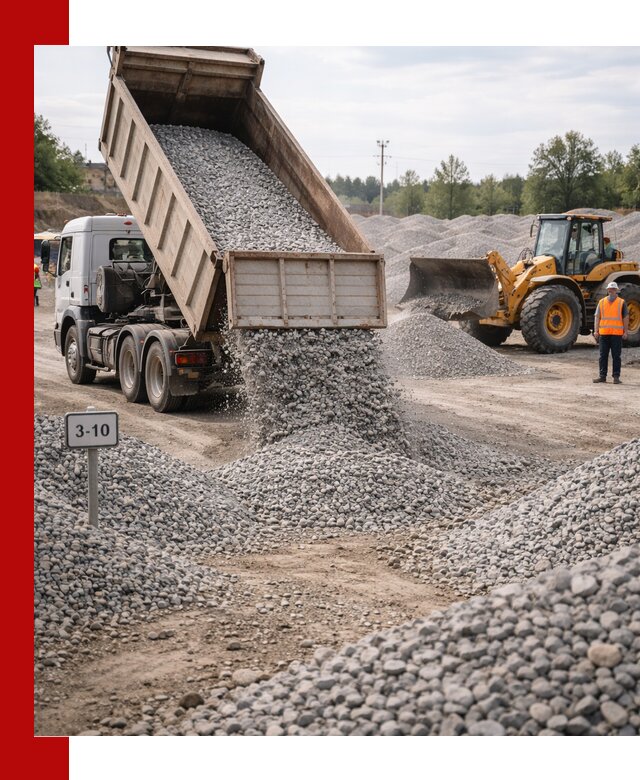 Гранитный щебень фракции 3–10: доставка и продажа в Ханты-Мансийске