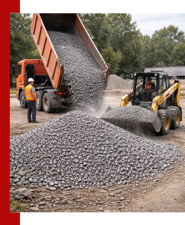 Купить гранитный щебень фракции 5–10 в Ханты-Мансийске с доставкой
