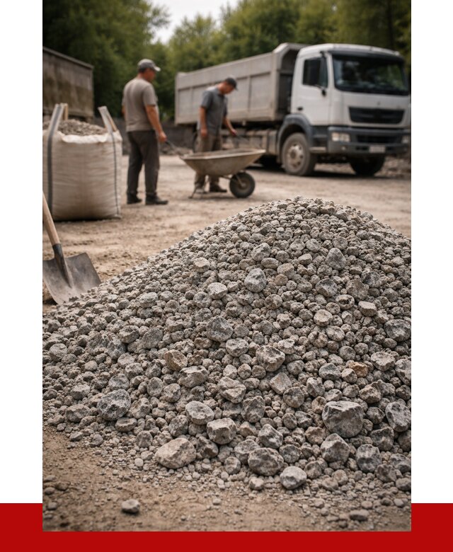 Гранитный щебень фракция 20-40 в Ханты-Мансийске от 3267 руб. ПРОНЕРУДХнт