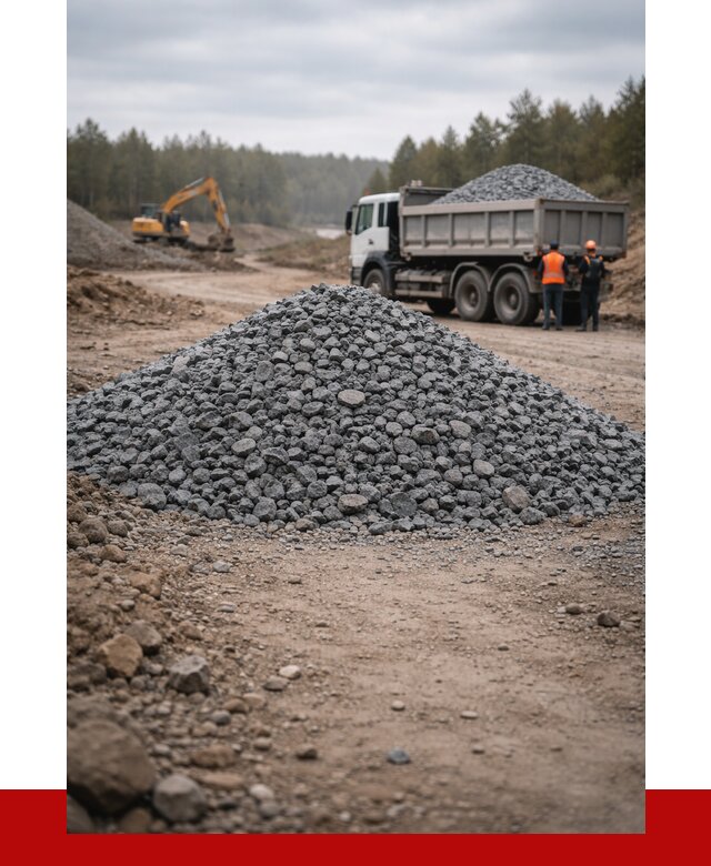 Щебень габбро диабаз фракция 40-70 в Ханты-Мансийске от 2246 р-ПРОНЕРУДХнт