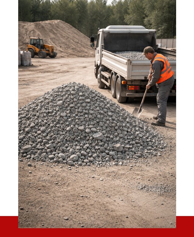 Гравийный щебень фракция 5-10 в Ханты-Мансийске от 2246 р. | ПРОНЕРУДХнт
