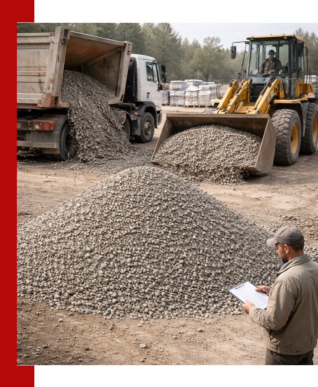 Гравийный щебень фракция 5–10 с доставкой в Ханты-Мансийске