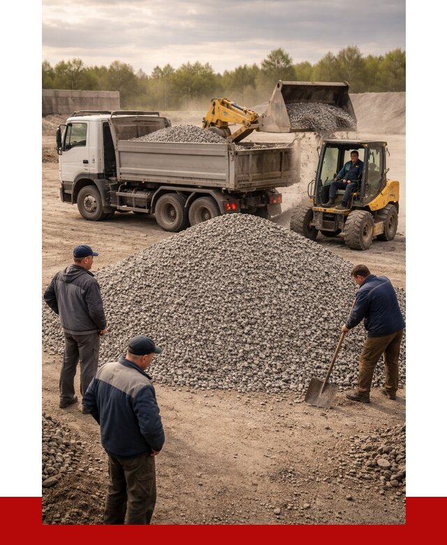 Гравийный щебень фракция 5-20 в Ханты-Мансийске от 2450 р. ПРОНЕРУДХнт