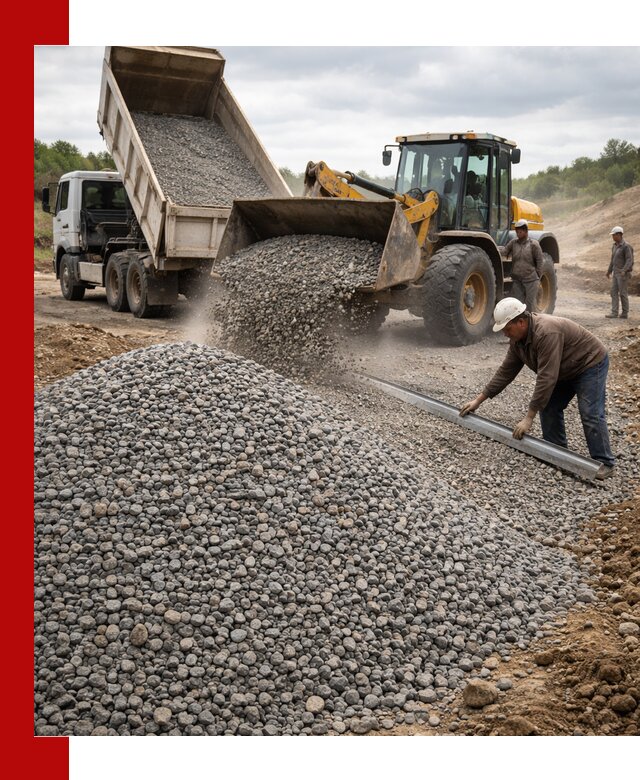 Гравийный щебень фракция 5-20 с доставкой в Ханты-Мансийске