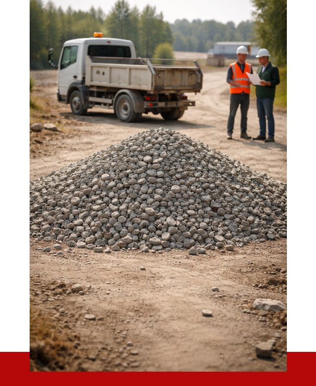 Гравийный щебень фракция 20-40 в Ханты-Мансийске от 1225 р. | ПРОНЕРУДХнт