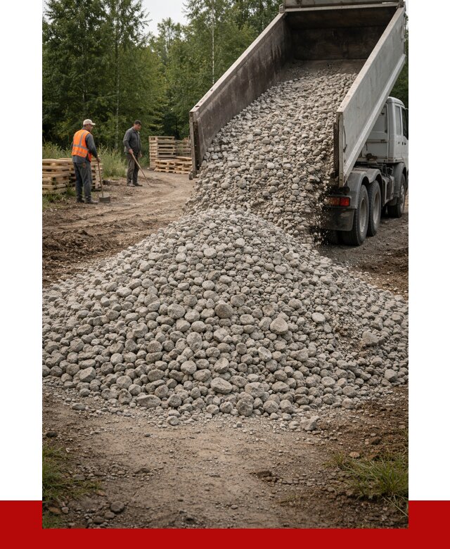 гравийный щебень фракция 70-120 в Ханты-Мансийске от 2501 р. ПРОНЕРУДХнт