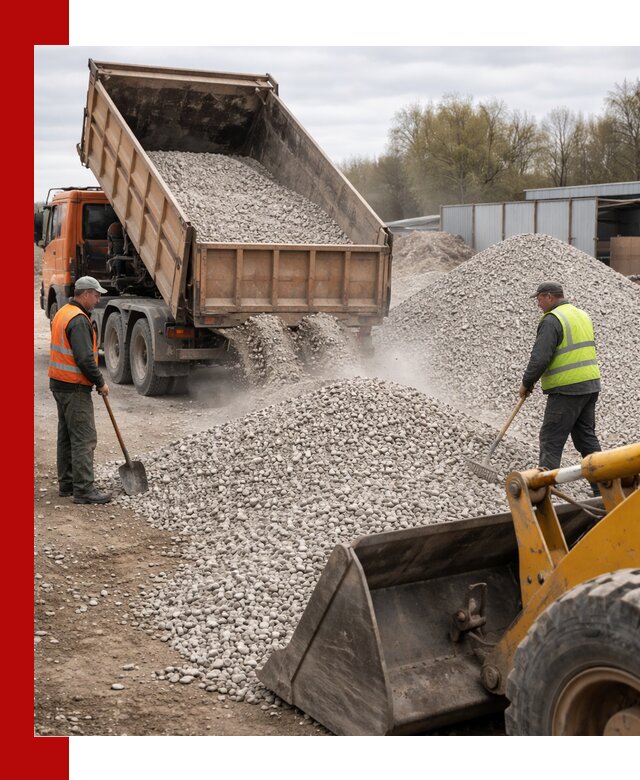 Доломитовый щебень фракции 5-20 с доставкой в Ханты-Мансийске
