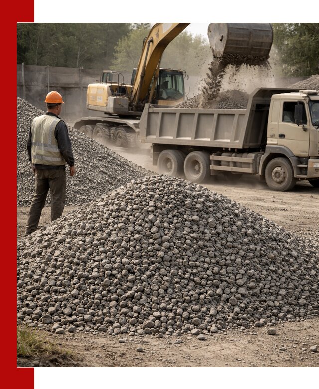 Шлаковый щебень фракция 5-20 с доставкой в Ханты-Мансийске