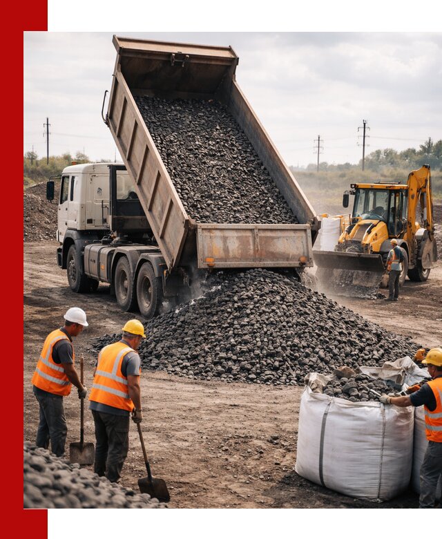 Шлаковый щебень фракция 40-70 с доставкой в Ханты-Мансийске