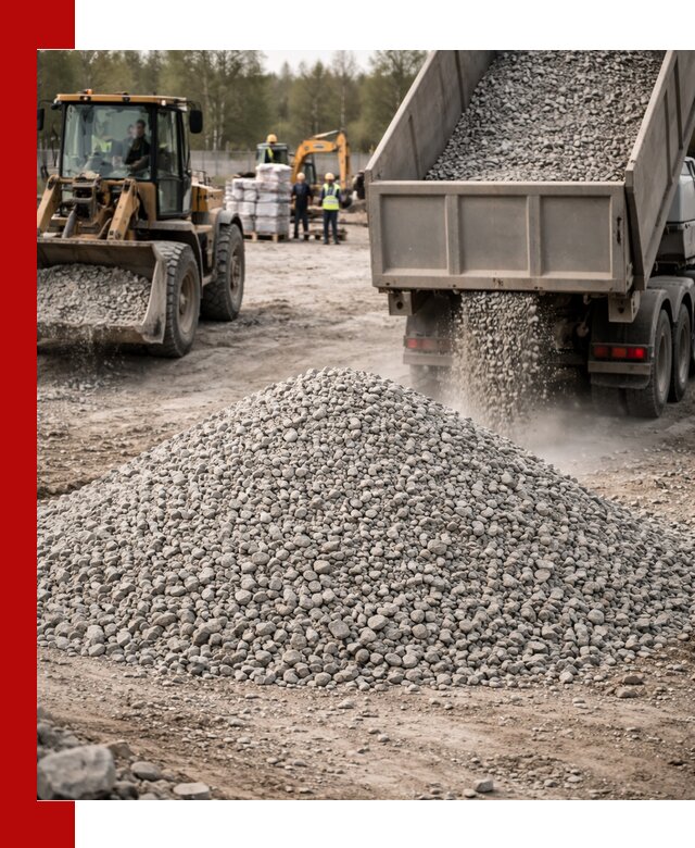 Вторичный щебень фракции 5-20 в Ханты-Мансийске — доставка и продажа крупнотоннажно
