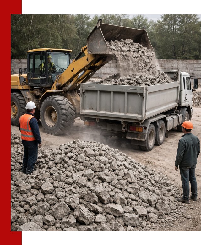 Вторичный щебень фракция 70–150 в Ханты-Мансийске с доставкой