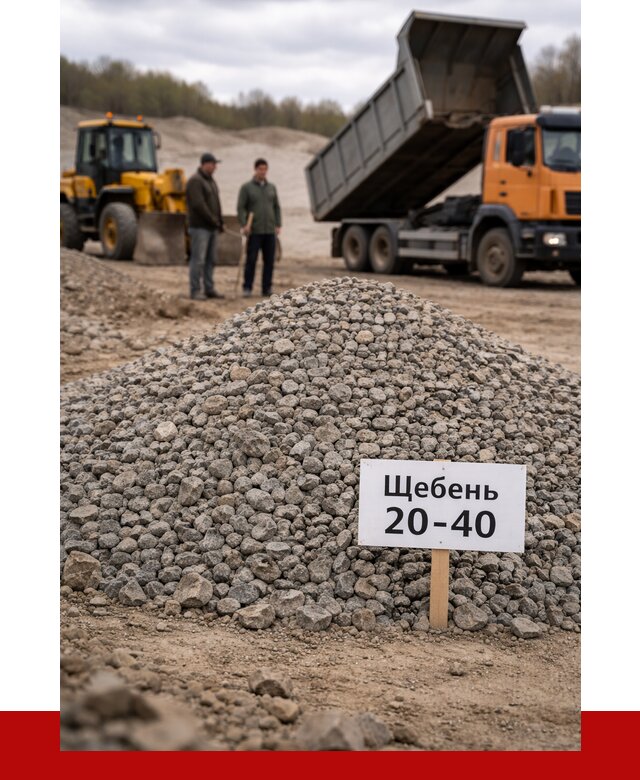 Бетонный щебень фракция 20-40 в Ханты-Мансийске от 2501 р. | ПРОНЕРУДХнт