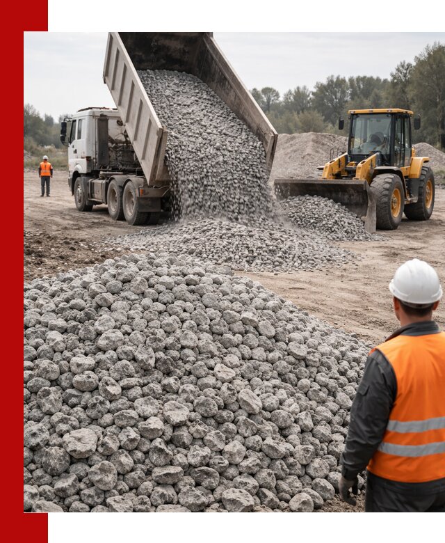 Доставка бетонного щебня фракции 20-40 в Ханты-Мансийске