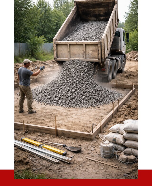 Купить щебень для фундамента в Ханты-Мансийске от 4594 р. | ПРОНЕРУДХнт