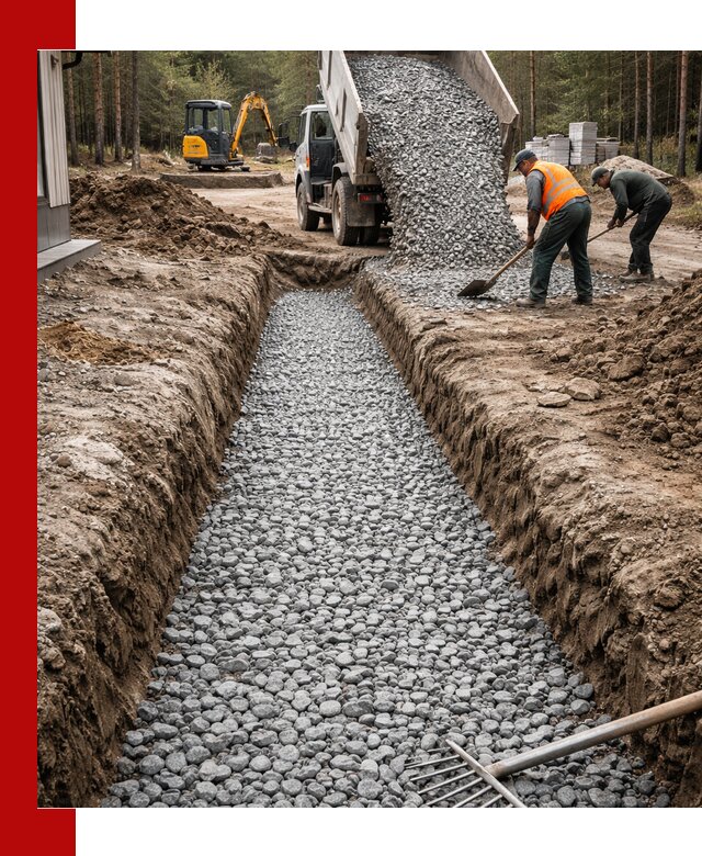 Щебень для дренажа с доставкой в Ханты-Мансийске высокого качества