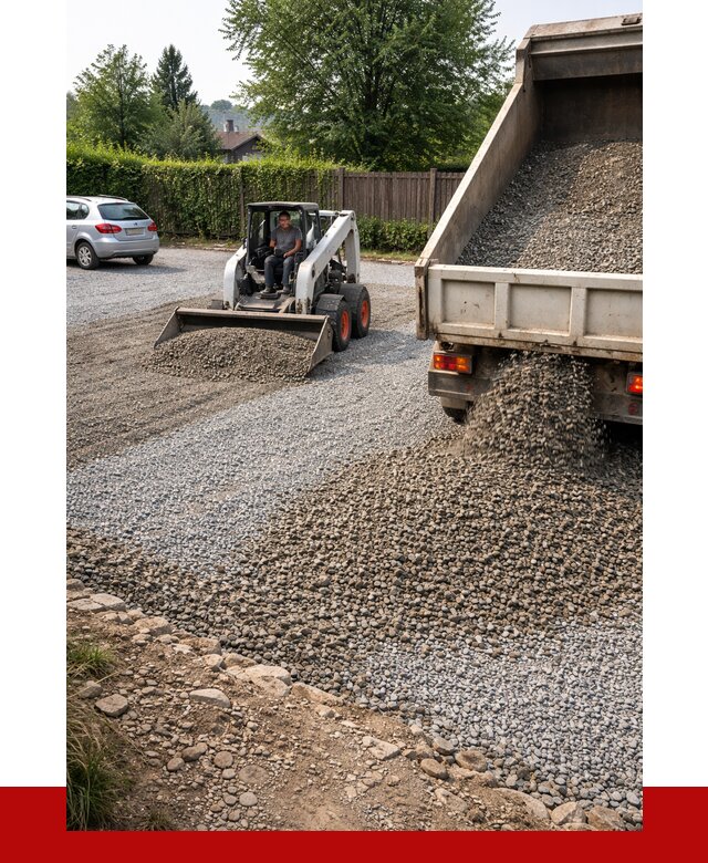 Щебень для парковки в Ханты-Мансийске с доставкой от 1225 р.| ПРОНЕРУДХнт