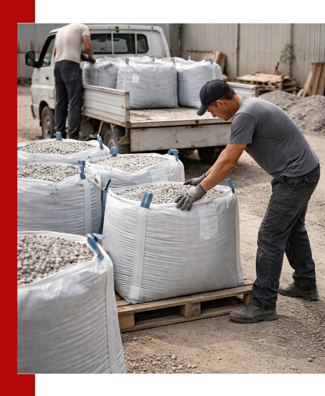 Доставка щебня в мешках по выгодным ценам в Ханты-Мансийске