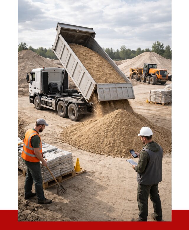 Карьерный песок с доставкой в Ханты-Мансийске от 3675 р. ПРОНЕРУДХнт