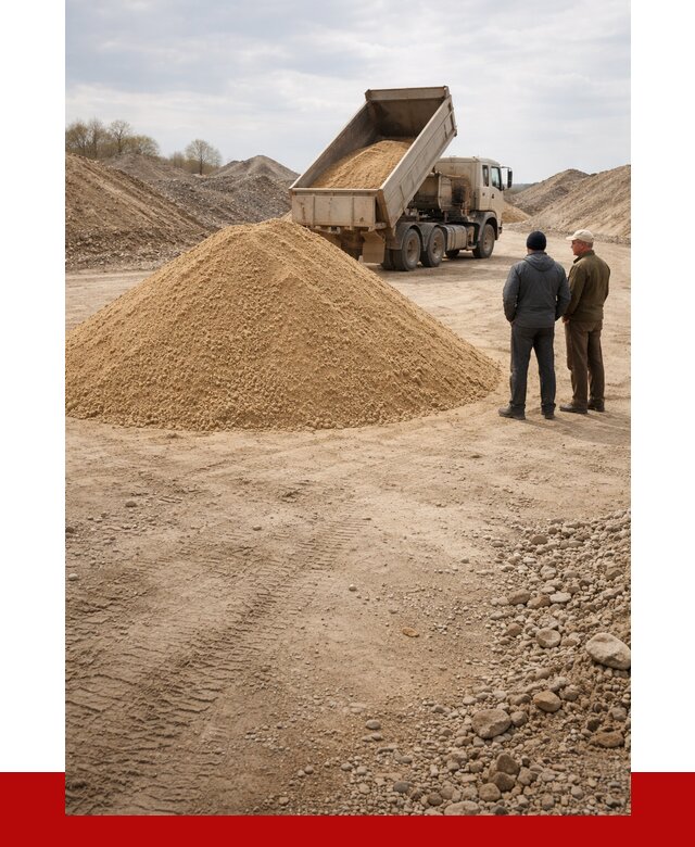 Карьерный песок крупнозернистый в Ханты-Мансийске от 8678 р | ПРОНЕРУДХнт