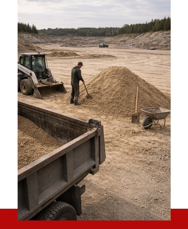 Карьерный песок среднезернистый в Ханты-Мансийске, от 2246 р. ПРОНЕРУДХнт