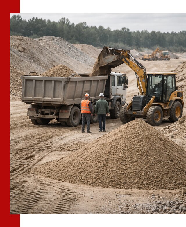 Карьерный среднезернистый песок с доставкой в Ханты-Мансийске