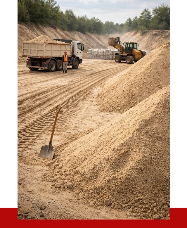 Карьерный песок мелкозернистый в Ханты-Мансийске от 9188 р. | ПРОНЕРУДХнт