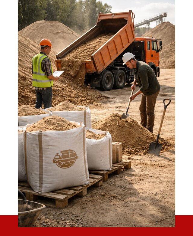 Строительный песок в Ханты-Мансийске от 2246 р. с доставкой, ПРОНЕРУДХнт