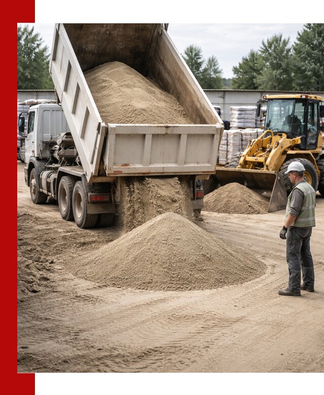 Поставка и доставка песка для бетона в Ханты-Мансийске
