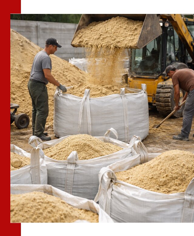 Поставка качественного песка для кладки в Ханты-Мансийске