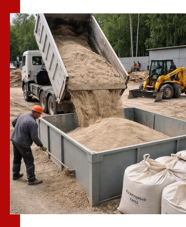 Кварцевый песок для фильтра в Ханты-Мансийске — доставка и качество