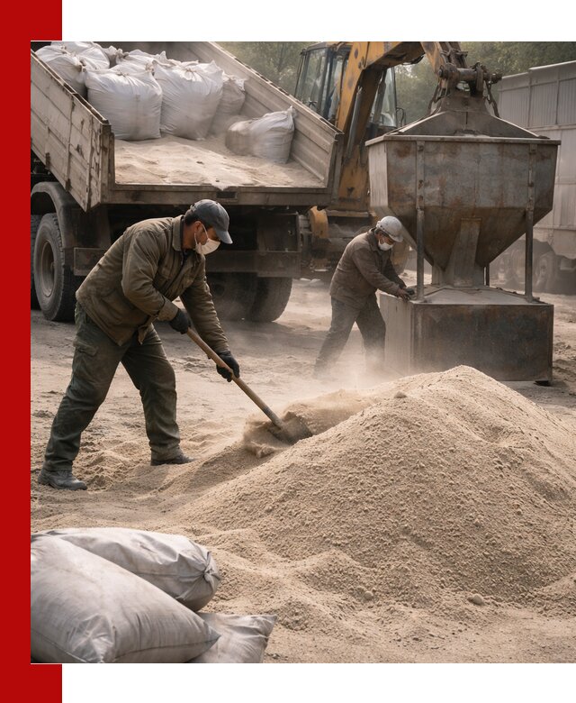 Кварцевый песок для пескоструя в Ханты-Мансийске — доставка и качество