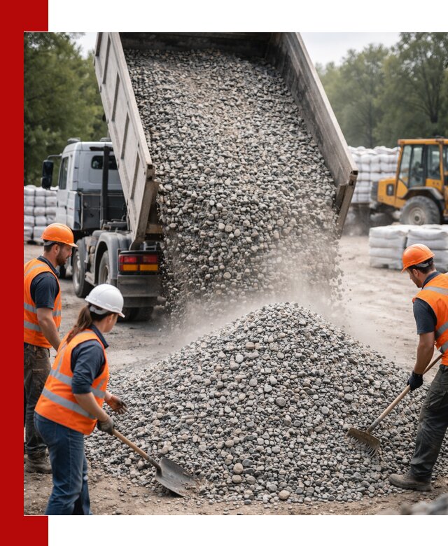 Доставка гравия и камня в Ханты-Мансийске оптом и в розницу