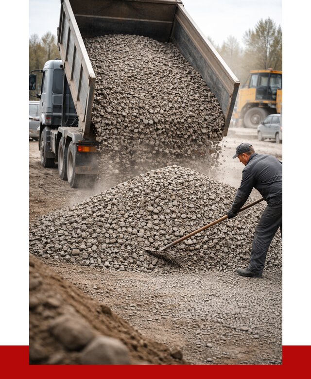 Гравий фракция 20-40 в Ханты-Мансийске от 2552 р. доставка | ПРОНЕРУДХнт