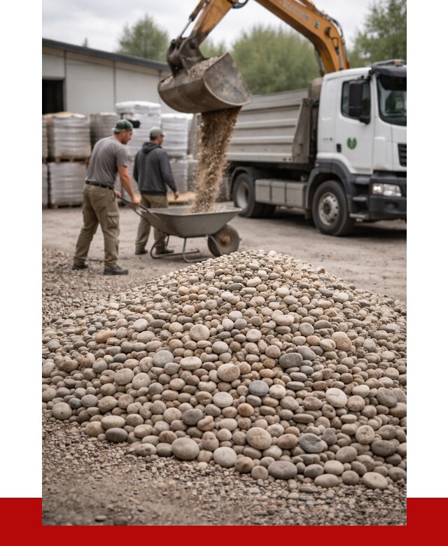 Галька декоративная в Ханты-Мансийске от 3267 р. за куб | ПРОНЕРУДХнт