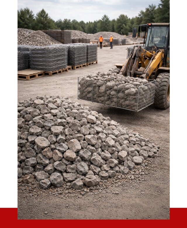 Камень для габионов фракция 70-150 в Ханты-Мансийске от 4288 р. | ПРОНЕРУДХнт