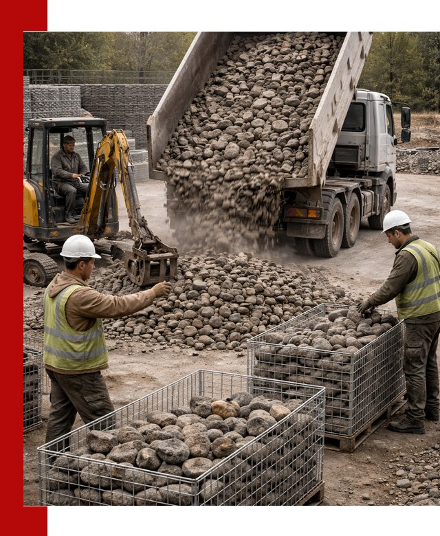 Камень для габионов фракция 100–201 в Ханты-Мансийске