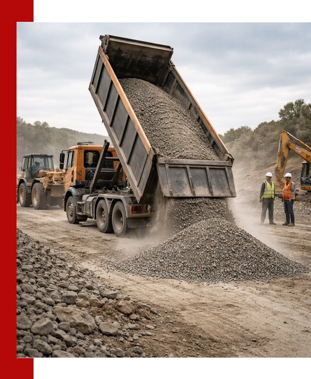 Щебёночно-песчаная смесь ЩПС С1 с доставкой в Ханты-Мансийске