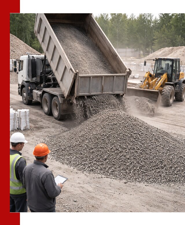 Доставка и продажа гранитного отсева 0-10 в Ханты-Мансийске