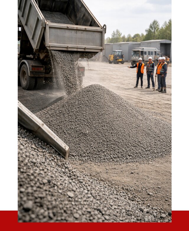 Гравийный отсев 0-5 в Ханты-Мансийске от 1225 р. с доставкой | ПРОНЕРУДХнт