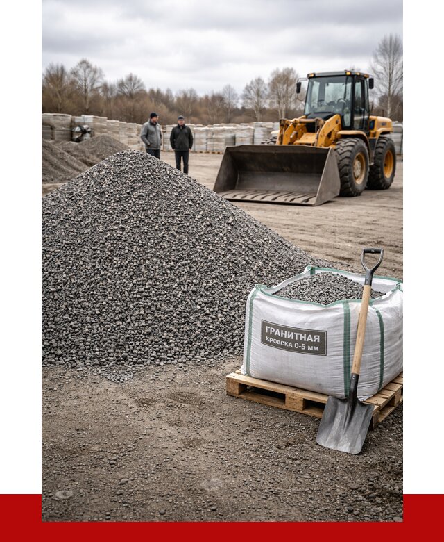 Купить гранитную крошку в Ханты-Мансийске от 4900 р. с доставкой | ПРОНЕРУДХнт