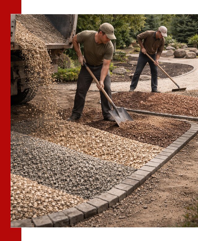 Декоративная крошка для ландшафта в Ханты-Мансийске — продажа и доставка