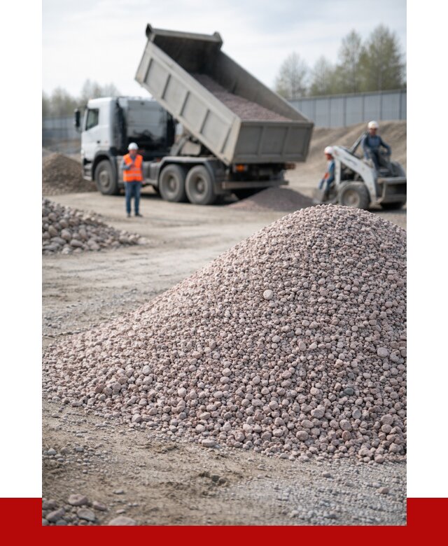 Крошка розовый гранит в Ханты-Мансийске с доставкой от 4696 р. | ПРОНЕРУДХнт