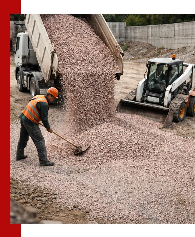 Крошка розовый гранит с доставкой в Ханты-Мансийске от производителя