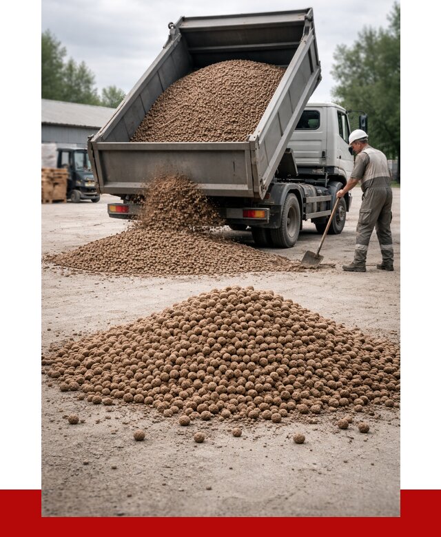 Керамзит с доставкой в Ханты-Мансийске от 4288 р. за м3 | ПРОНЕРУДХнт