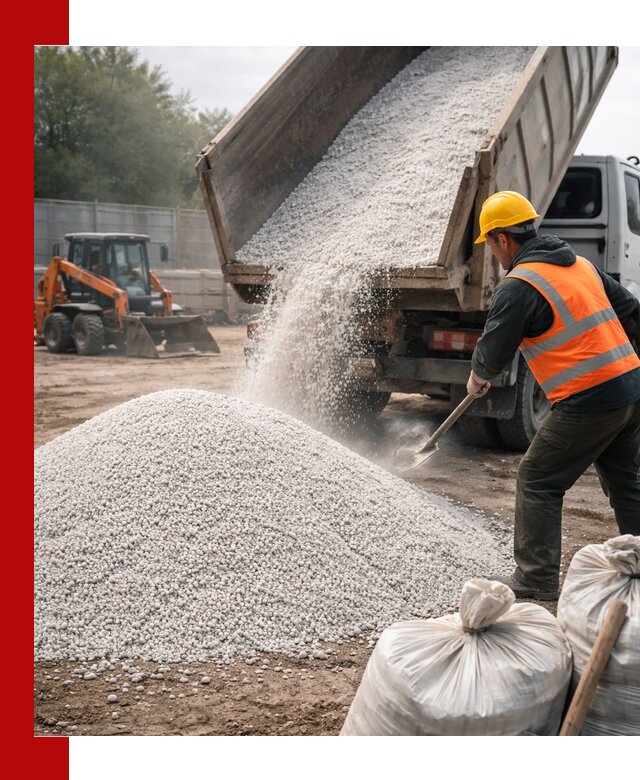 Доставка перлита вспученного в Ханты-Мансийске оптом и в розницу