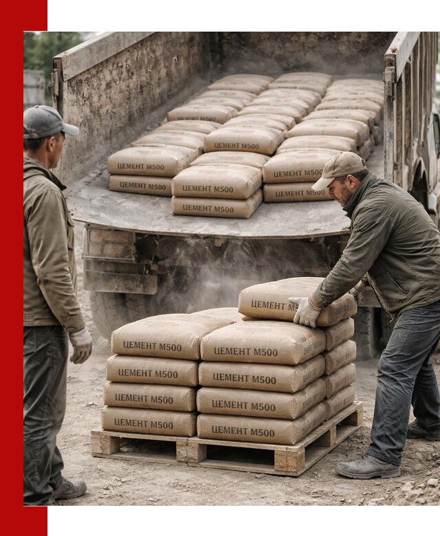 Цемент М500 с доставкой самосвалом в Ханты-Мансийске