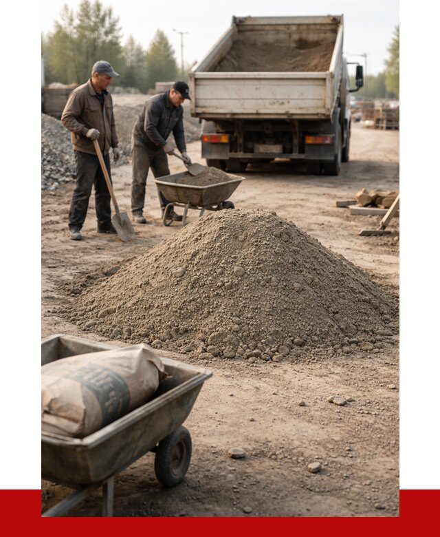 Цементно-песчаная смесь М150 в Ханты-Мансийске от 4798 р. | ПРОНЕРУДХнт