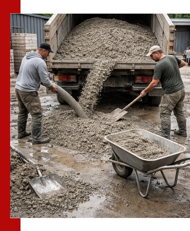 Цементно-песчаная смесь М150 доставка в Ханты-Мансийске