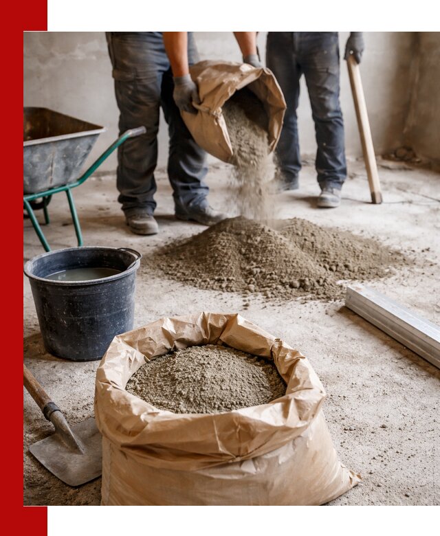 Доставка сухой смеси для стяжки в Ханты-Мансийске