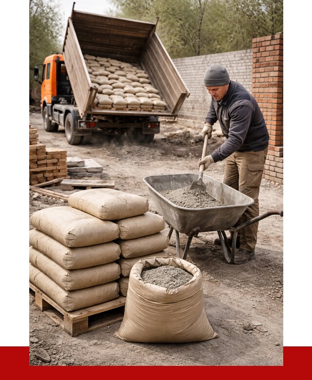 Купить сухую смесь для кладки в Ханты-Мансийске от 1225 р. | ПРОНЕРУДХнт